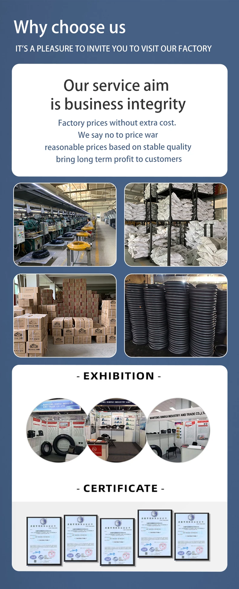 Cameras De Ar 300-18 motorcycle tire and inner tube