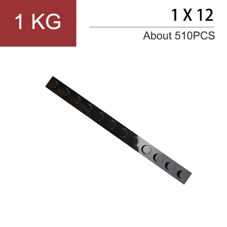 1KG DIY Customized Blocks Building Bricks Thin 1x12 Educational Assemblage Construction Toys for Children Compatible With 60479