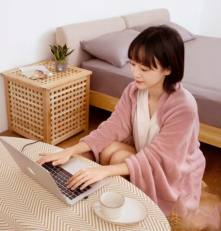 Comfheat USB Car Heating Pad Portable Heated Travel Blanket Pads Heat Settings & Auto Shut Off Blanket