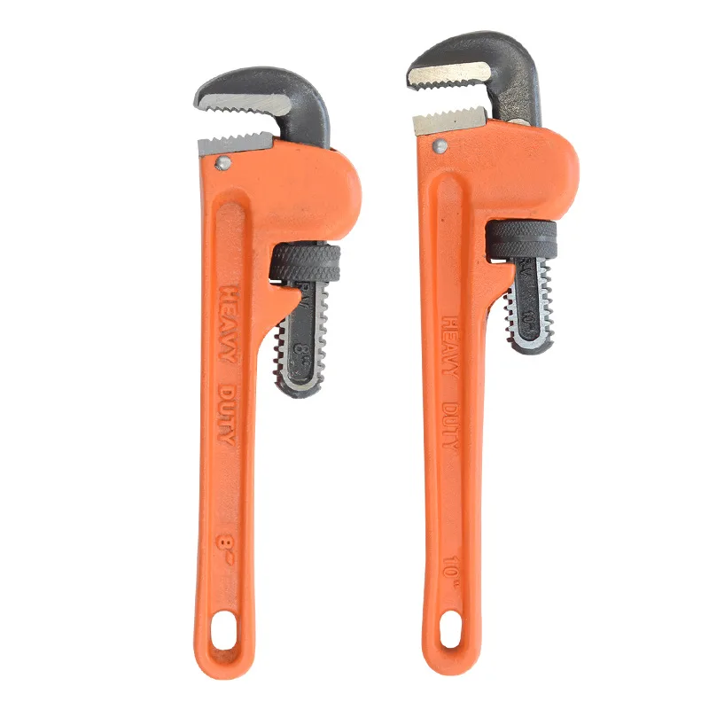 Heavy Duty 10/12/24/24 inch 48 inch Heavy Duty straight Pipe Wrench Chrome-Vanadium Steel Torque Pliers Home Tools for Repairing