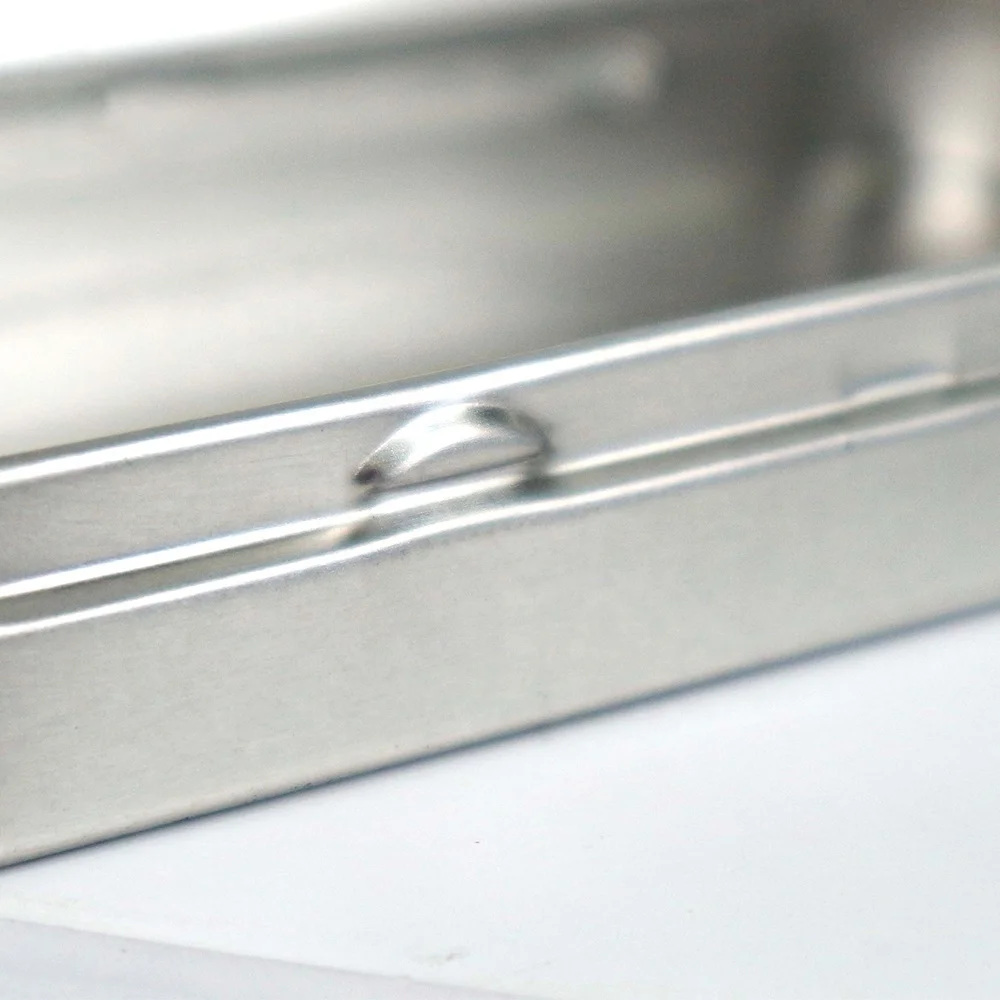 Tinspkg Pre Rolls Gift Pen Rectangle Metal Tin Box With Hinge Can