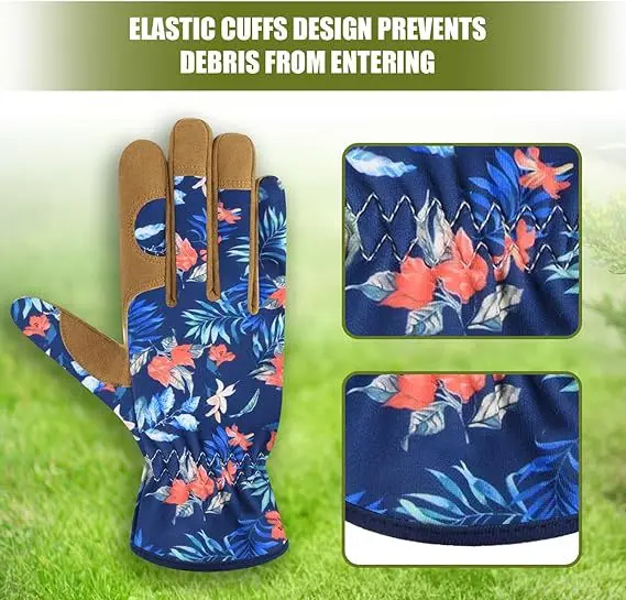 Gardening Gloves for Women Working Gloves for Weeding Digging Planting Raking and Pruning Gardening Weeding Working Gloves