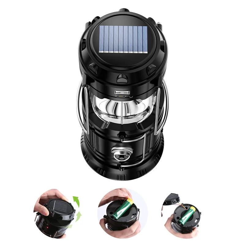 Manufacturer Wholesale portable tent led usb rechargeable camping light