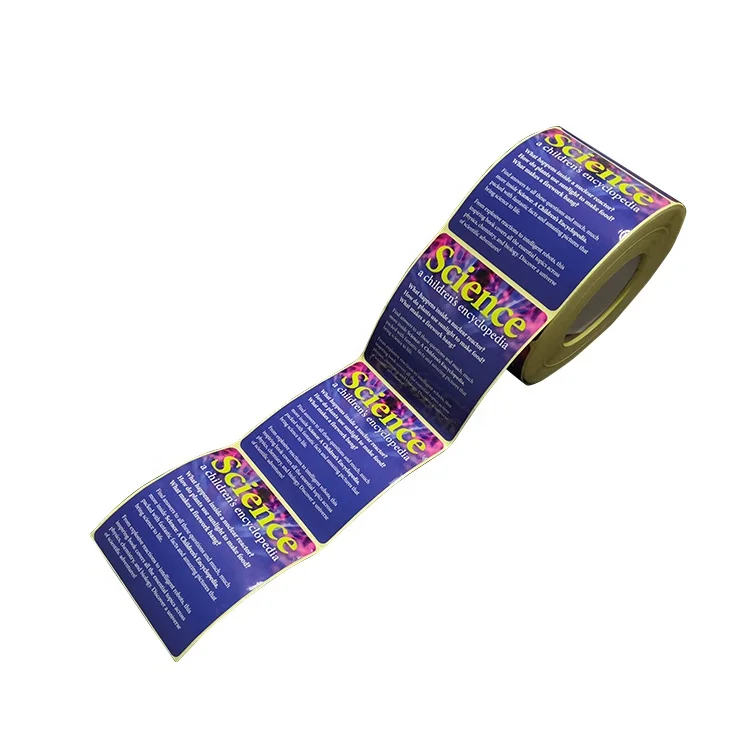 Custom  Roll Packaging Sticker For Cosmetic Jars Labels