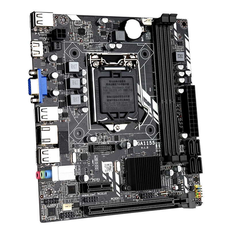 Fast Delivery High Performance Best Gaming Motherboard 3.5 Inch Mini PC Processor  H61 H81 H610 H510 H410 Desktop Motherboard