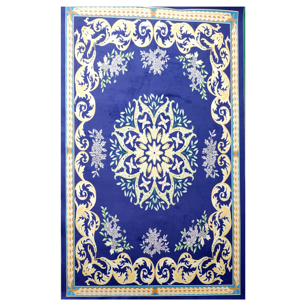 Factory Wholesale Turkey Carpet Printed Anti Slip Prayer Mat Portable Islamic Muslim Prayer Rug Turkey Carpet