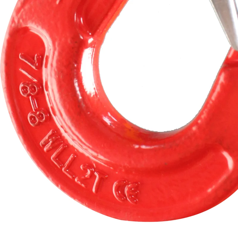 Factory Price Durable Red Painted Alloy Steel Clevis Slip Hook G80 Clevis Sling Hook