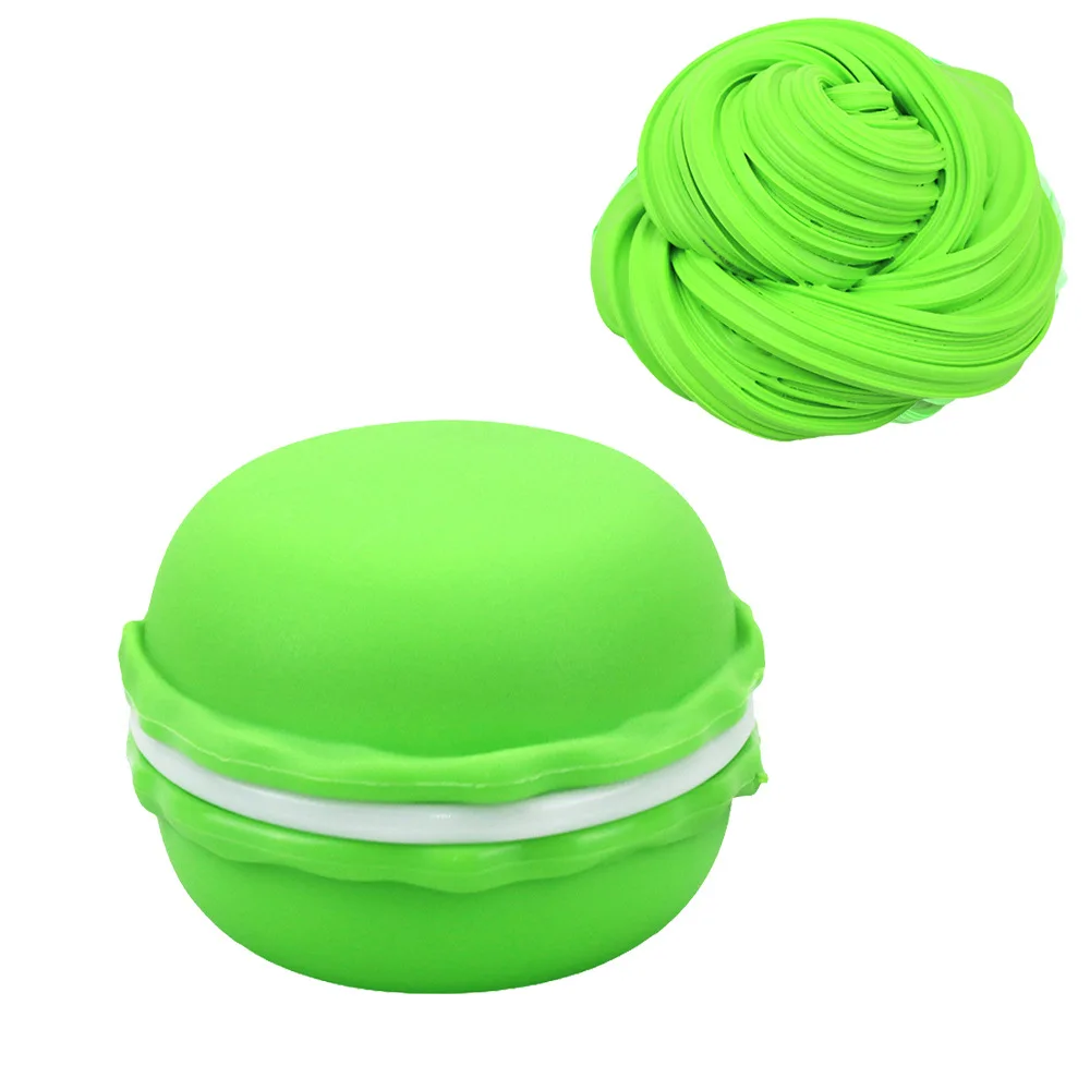  Hot New Release 3 Pcs 100ml Macaron Fluffy Slime Set Toys Stress Relief for Kids