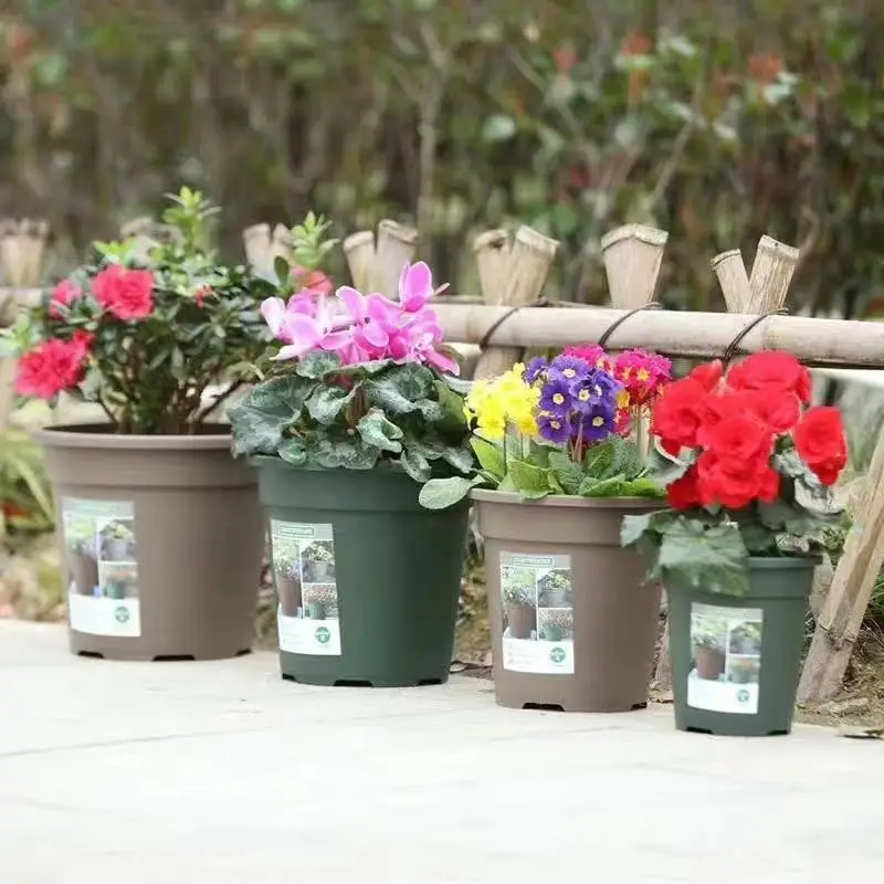 Multi Colors Gallon Flower Pots And Planters Garden Pots Planters Outdoor Plastic Flower Pots