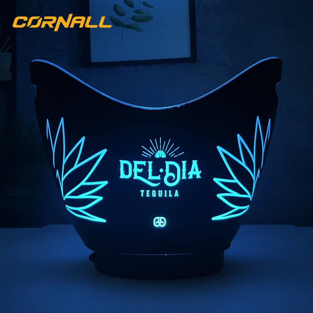 Bar Bucket transparent Double Walled Chandon Vodka Acrylic Ice Bucket