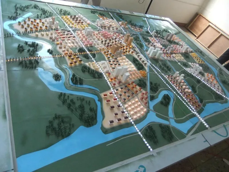 architectural buildings model house 1:100