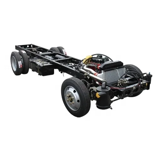 Dongfeng EQ6570KSD 4x2 6m front engine bus chassis for South America market