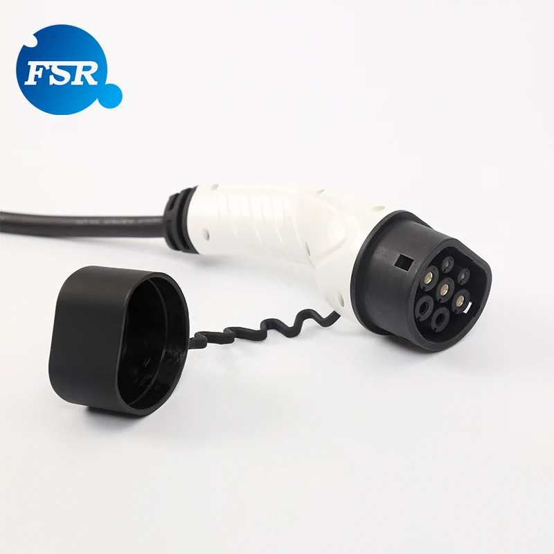 Зарядный кабель IEC69196 тип 2 8A 16A 32A 40A с регулируемым током ev зарядный задержкой старта светодиодный