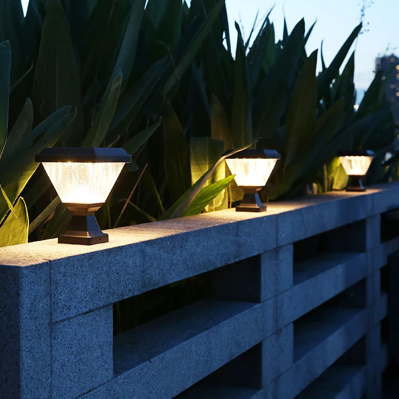 Наружная Коммерческая Заборная садовая декорация 200 мм Светодиодная солнечная панель 8 Вт