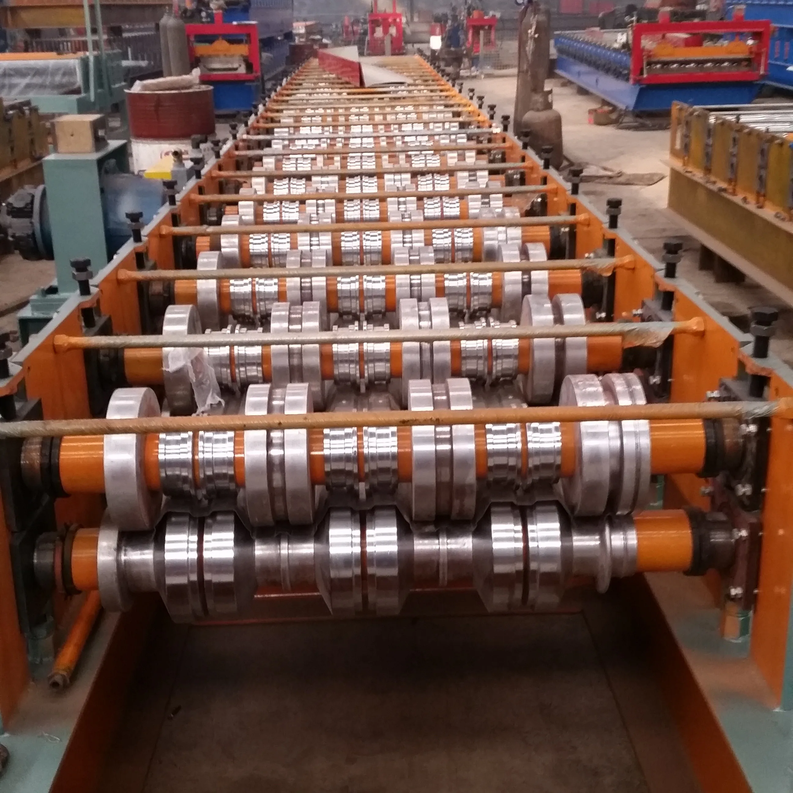 Quality Assurance Metal Deck Making Machine Deck Floor Roll Forming Machine arched tile forming machine