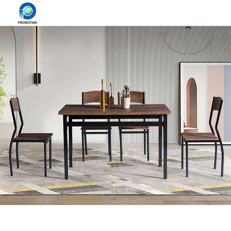 New design modern dining table set luxury wooden tables and chair sets dining room