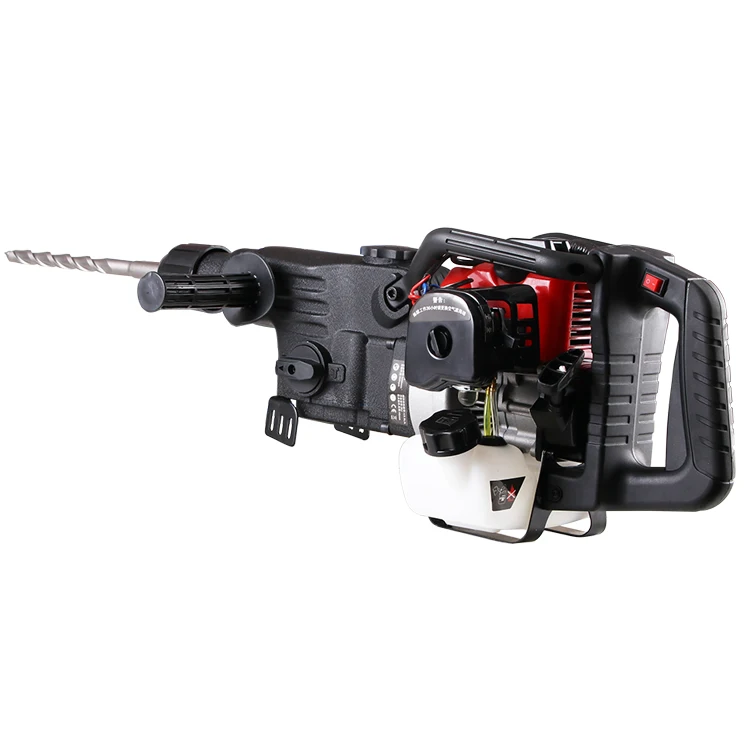 
Multifunction Portable Gasoline 1800W Hand Hammer Rock Drill 