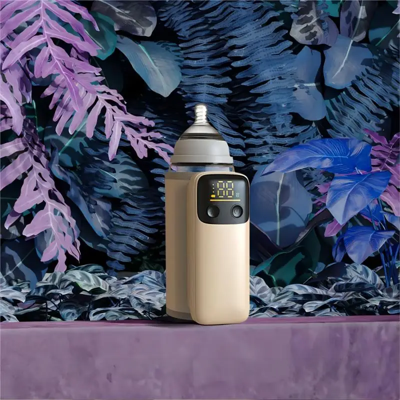 CUSTOMIZED rechargeable Cordless heated milk baby feeder warmer electric bottle portable for travel