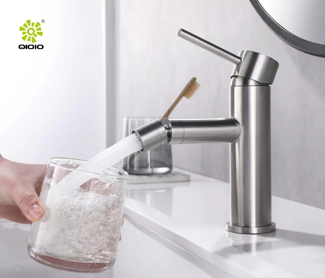 matte black 304 stainless steel Ball joint aerator head  toilet bidet faucet inox   bathroom basin  bidet mixer taps