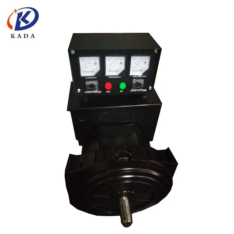 Kada brushless alternator with voltage meter 1800rpm electric dynamo generator head