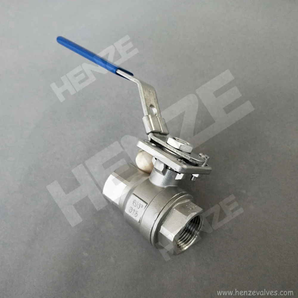 
SS304 SS316 Ball Valve Threaded Ends BSP NPT 