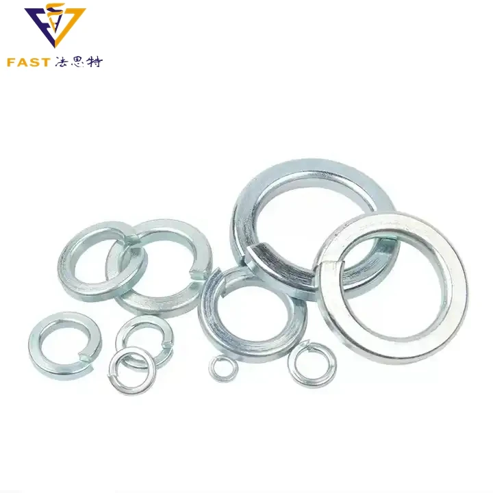 FAST China Manufacturer M3-M36 Spring Washers Carbon Steel Galvanized Metal Open Lock Washers DIN7980