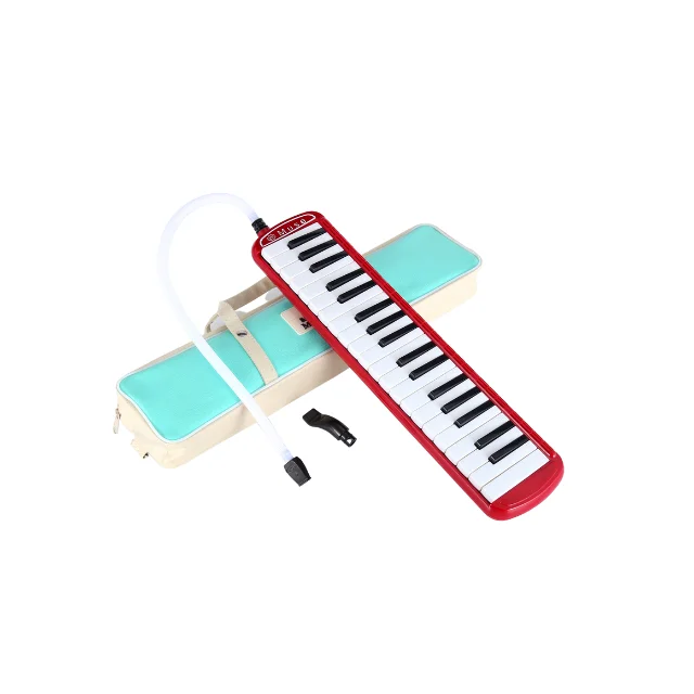 KONGSHENG 37 key Wind Keyboard Piano School Teaching Musical Instrument Melodica with PU Leather Bag