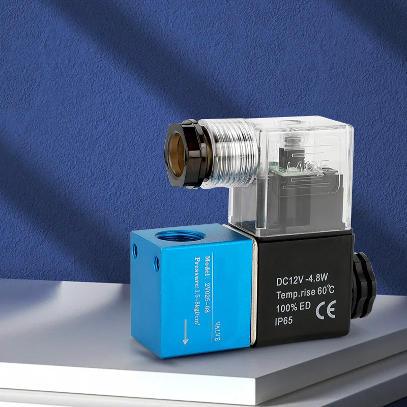 Quality Air Pilot Valve 2V025-08 2 Position 2 Way Pneumatic solenoid valve for Cylinder