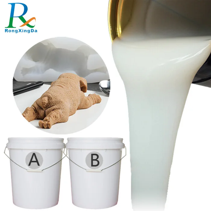 RTV-2 Жидкая силиконовая резина Платина вылеченная пищевая добавка для формочек
