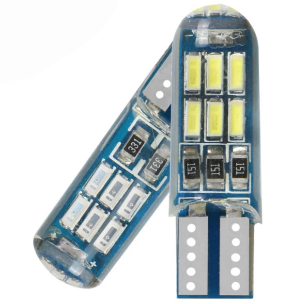 LT parking Flashing W5W LED Interior Light 5SMD 5050 Strobe T10 Bulbs