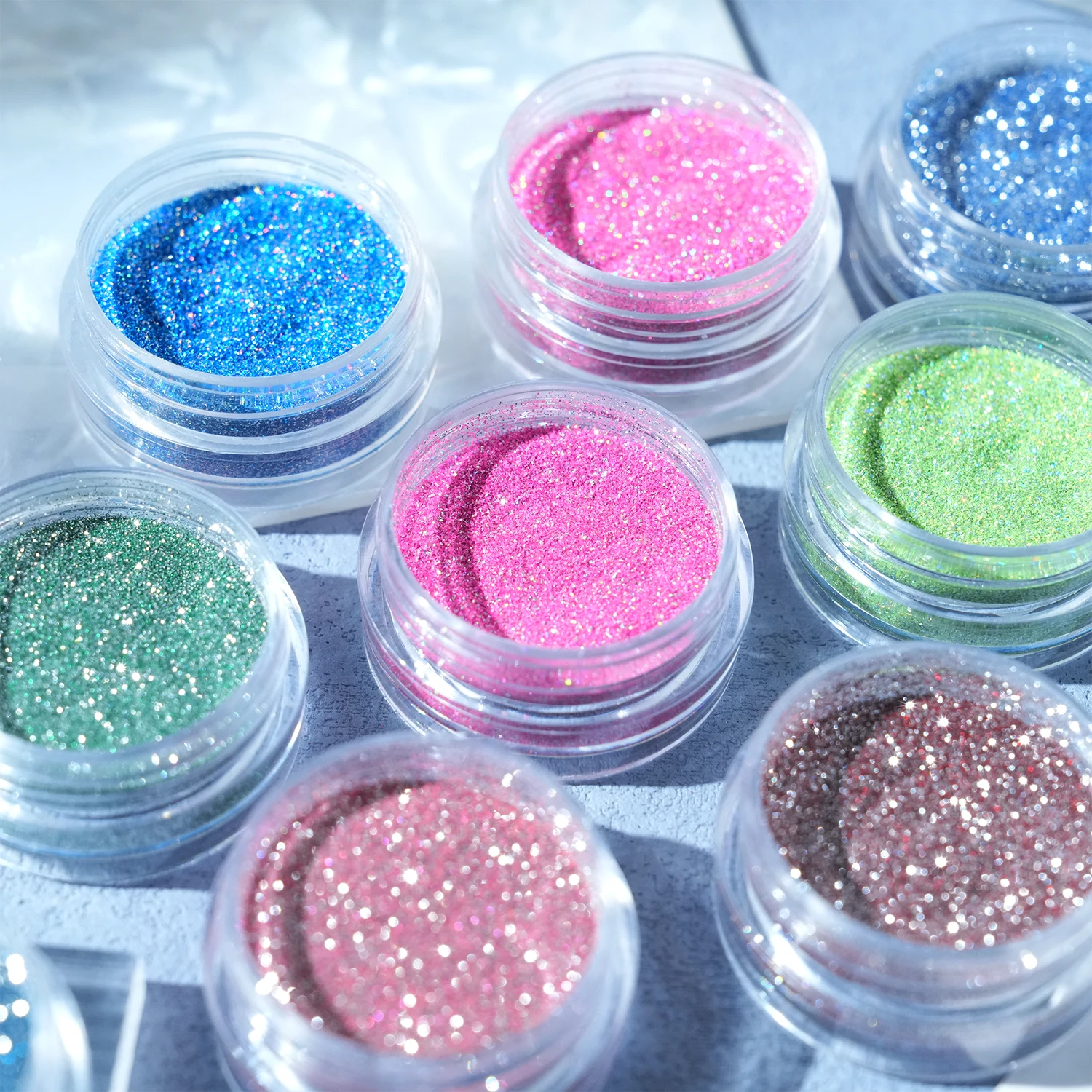 Professional Wholesale Nail Supplies Chrome Powder Nail Clear Chrome Mirror Pigment For Nail Art Design