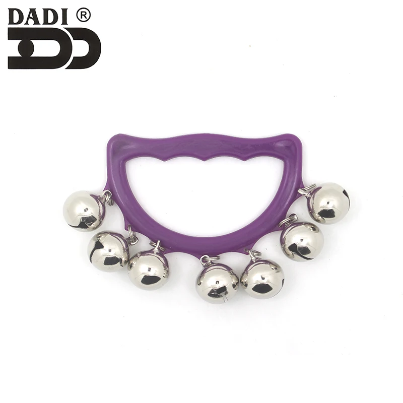 DADI Factory kid musical Toys plastic handbells percussion instrument hand bell musical handbell for wholesales, OEM