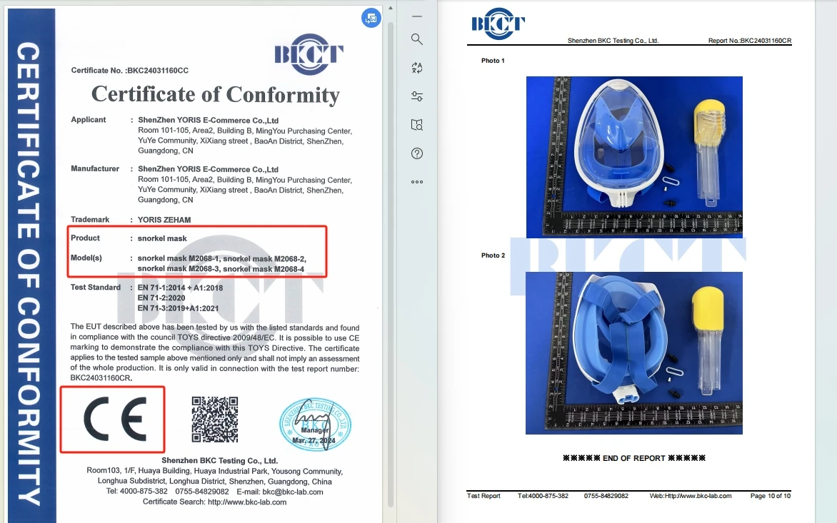 Free to breathing waterproof diving mask go pro camera scuba full face snorkel mask