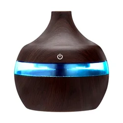 Home Wood Grain Humidifier Colorful Aroma Diffuser USB Portable Humidifier air purifier aroma diffusers