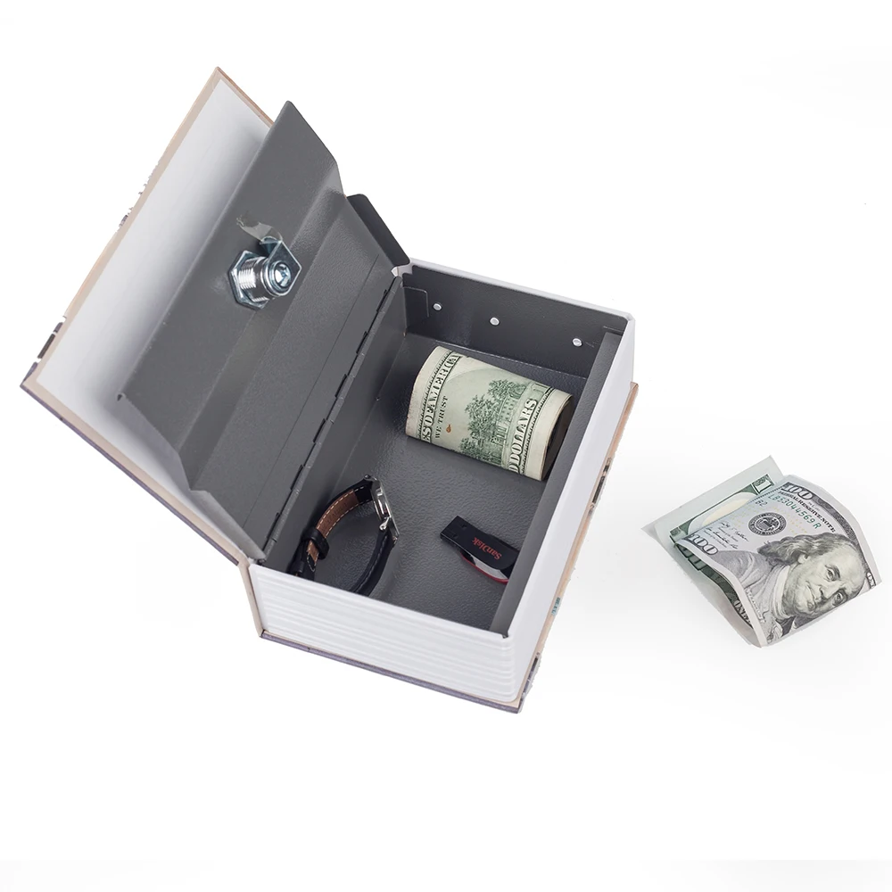 Сейф для книг, креативная Подарочная коробка для хранения с замком для хранения личных денег, копилка со скрытым паролем