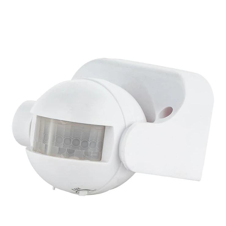 Infrared Sensor Switch IP44 Outdoor PIR Security Motion Sensor with 180 Degree Induction Angle Induction Distance 12 m
