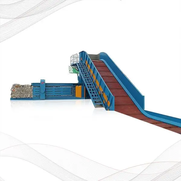 Densen customized Full Automatic Balers Waste paper packer Cans  horizontal baler Semi-automatic baler machine