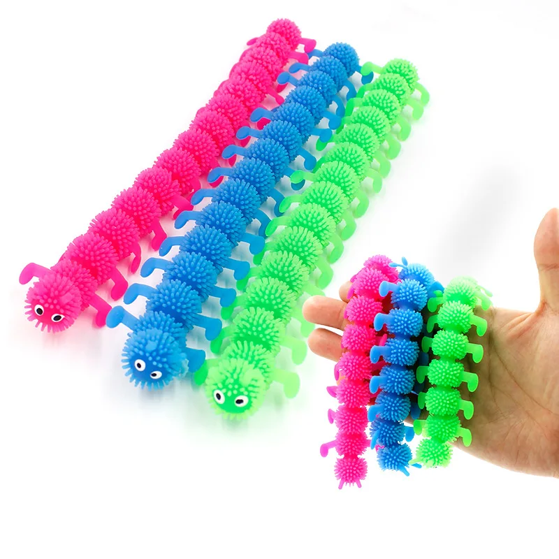 Decompression toys TPR Lala noodle rope decompression trick children toy Lalaler figet toy for kids
