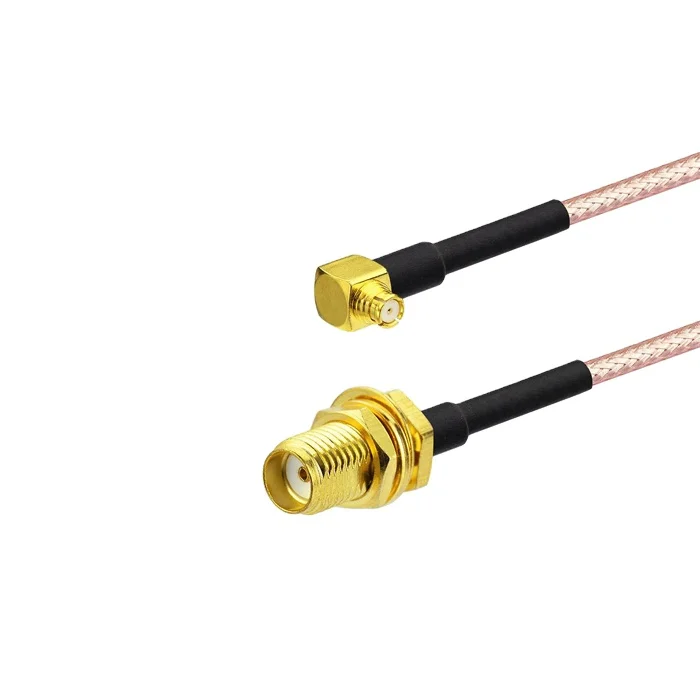 Customized RG174 MMCX To SMA Female Connector  Extension RF Cable  Coaxial Cable Assembly