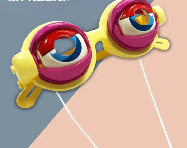 Spoof toys Cartoon Funny gag Toy Halloween Decoration Creative Glasses Crazy Glasses