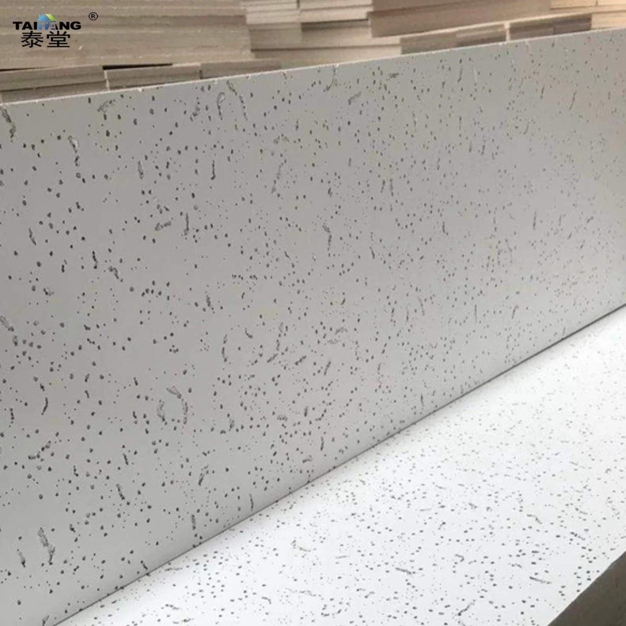 0.9 Nrc Acoustic Mineral Fiber Ceiling Board And Ceiling T-Grid Black Ceiling Tiles 60 X 60