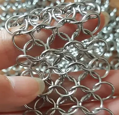 Stainless Steel Chain Mail Curtains Room Decoration Stainless Steel Aluminium Chain Link Metal Decorative Mesh Curtains