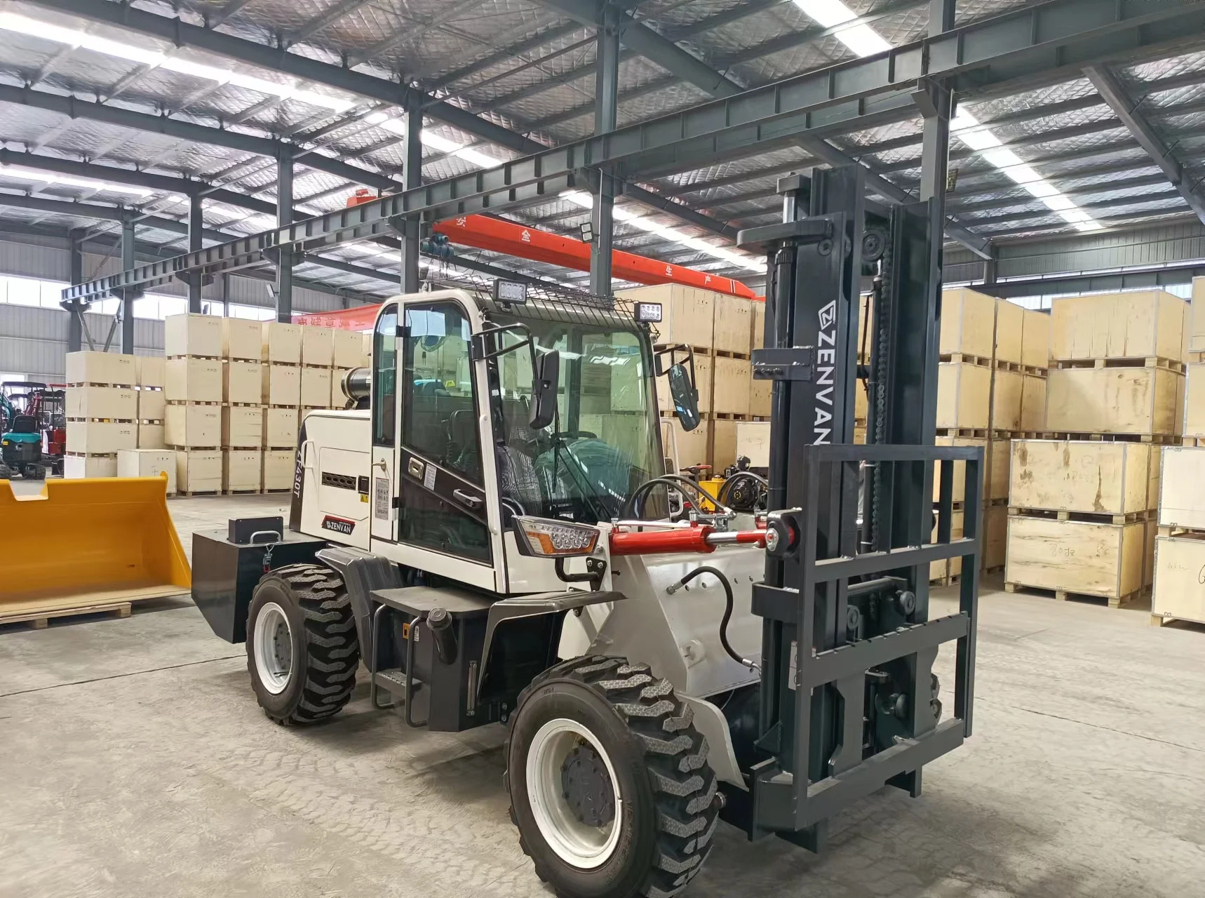 3 ton off-road forklift, 4 wheel drive, multi-purpose forklift ZF430T