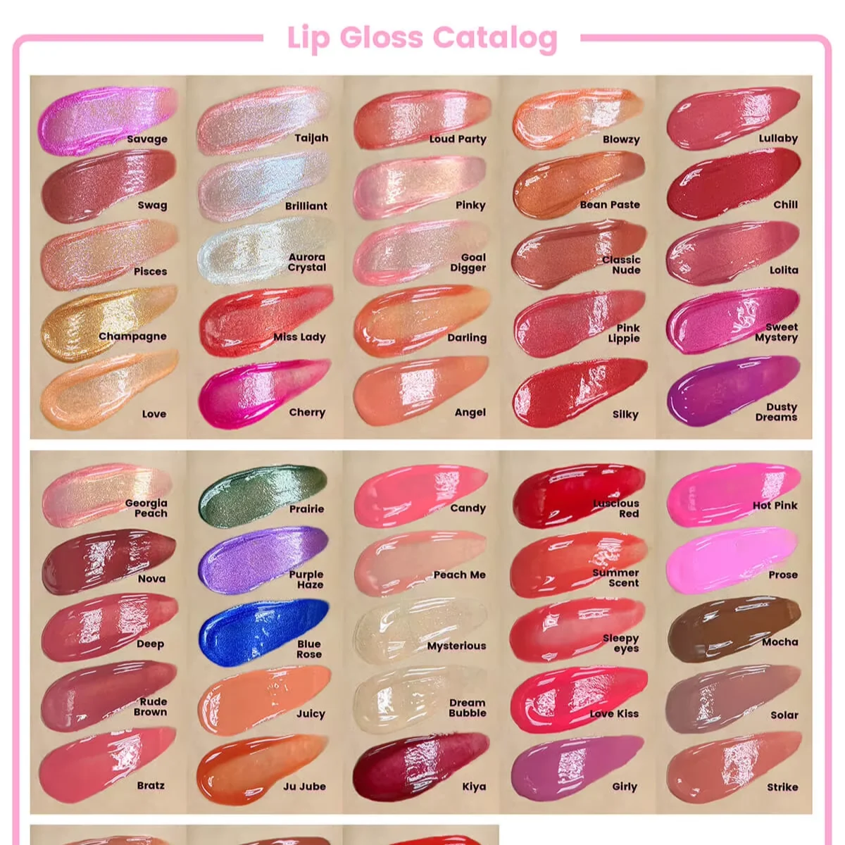 Lipgloss tubes box Matte Lipstick Set Natural Nude Lipstick Moisture Smooth Lip Stain Long Lasting Waterproof Lip Gloss Lipstick