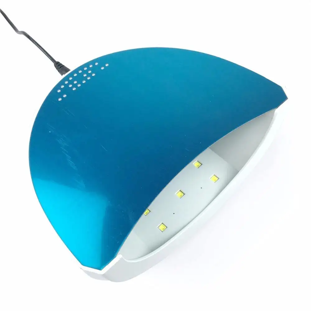 Factory Wholesale 48W Portable White Dual Light Source Uv Led Lamp For Home And Salon Use