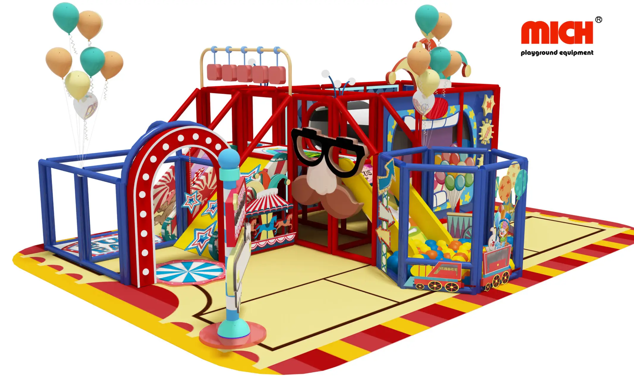 Joker Theme Fitness Funny Safe Kids Park 2301E