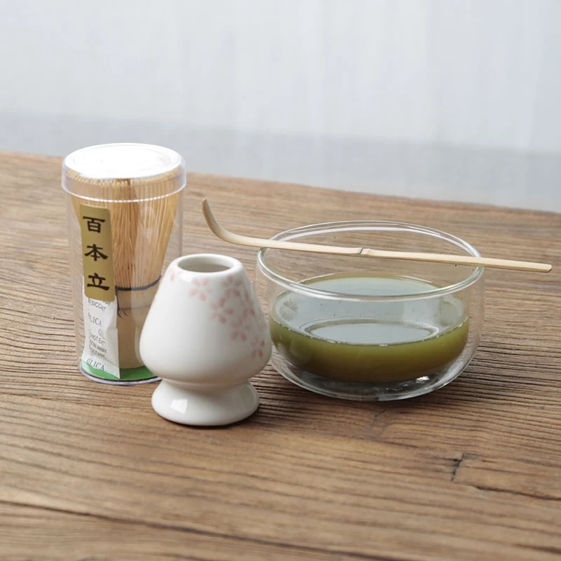 Набор инструментов для маття большого размера, 540 мл, чаша маття с двойными стенками из стекла, набор из маття с индивидуальным логотипом