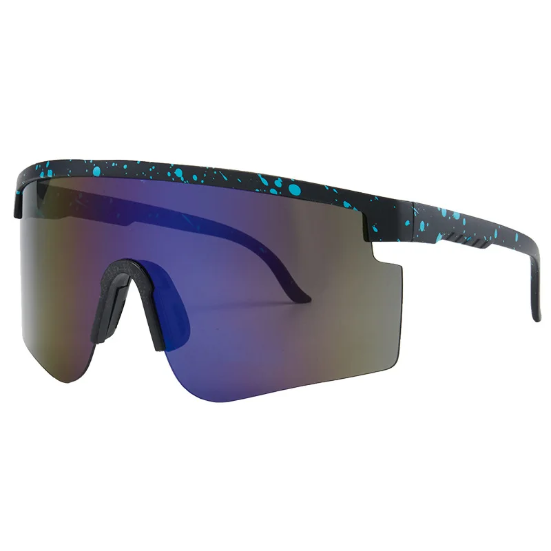 Fashion  Oversized One-piece Sport Sunglasses Man Sports Viper Fashion Outdoor Latest New Hot Style Sport Cycling  Sunglass