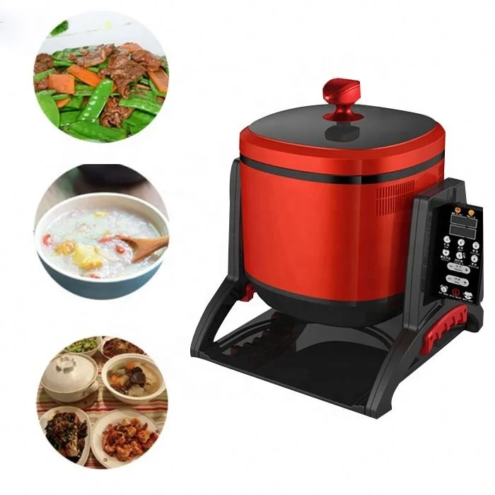 Automatic fried home use Soup fry stew wok pan