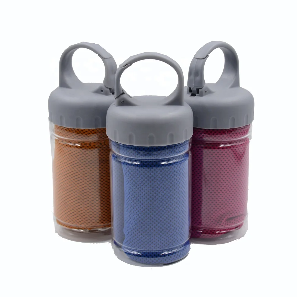 New hot sale portable pure color soft and quick dry microfiber instant cooling towel for sport